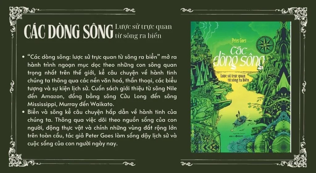 Dòng sông chảy qua cảnh quan đẹp